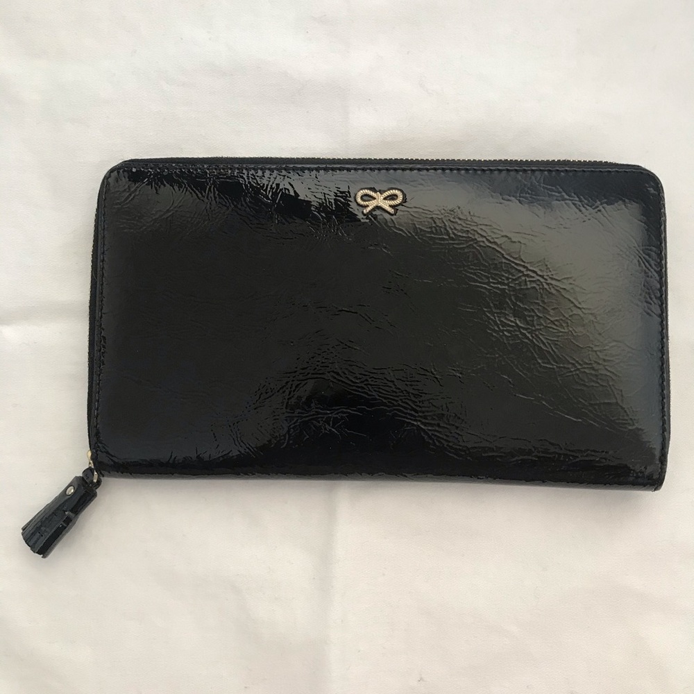 Anya Hindmarch Black Travel wallet